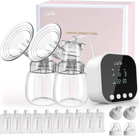Tire-lait électrique double 4 modes 9 niveaux écran LED