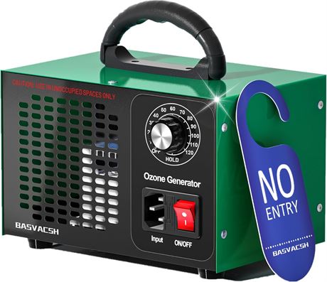 Générateur ozone 45000mg/h purificateur air désodorisant vert
