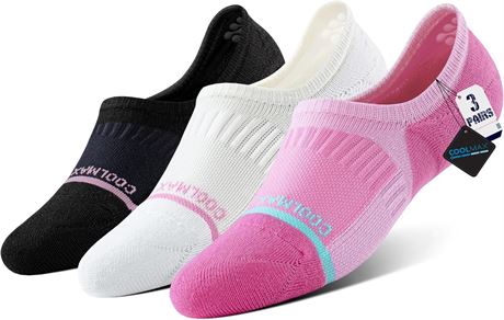 BRISIRA Bamboo Viscose Coolmax Women No Show Socks