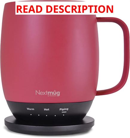 Nextmug Mug auto-chauffant   temp rature contr l e Rose 415 ml