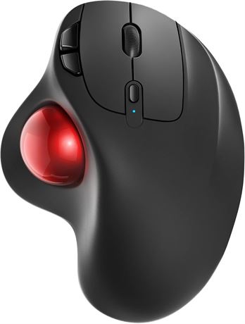 Nulea M501 Souris sans fil   boule rechargeable, 3 postes(Bluetooth/USB),PC