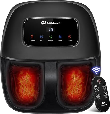 Appareil Massage Pieds Shiatsu Chauffant Télécommande LCD Taille 14