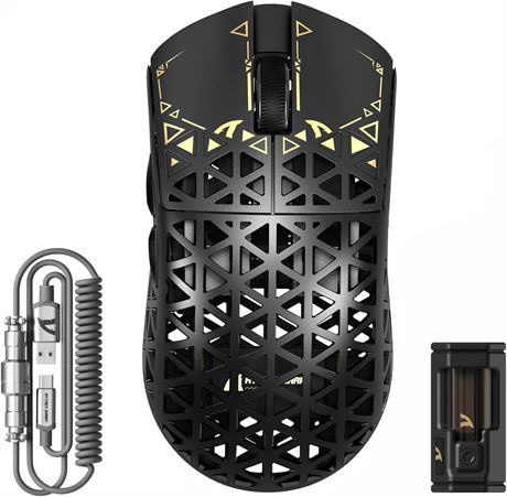ATTACK SHARK R5 Ultra Wireless Gaming Mouse 39g Superlight Carbon Fiber