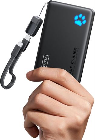 INU Power Bank Slim 45W Fast Charger 10000mAh USB-C Portable Phone Charger