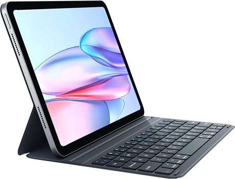 CHESONA  tui avec clavier pour iPad Air 11" magn tique amovible, gris