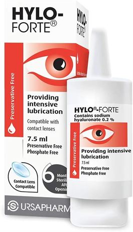 Hylo-Forte Intensive Lubricating Eye Drops 7.5ml