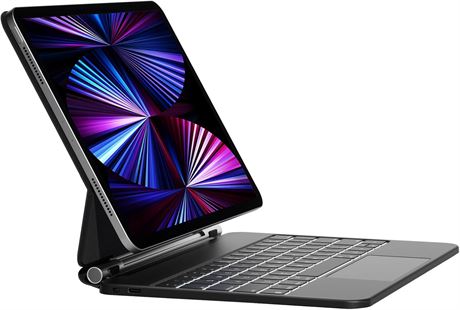 HOU  tui clavier iPad Air 13"/Pro 12.9" (6e-3e) r tro clair  noir