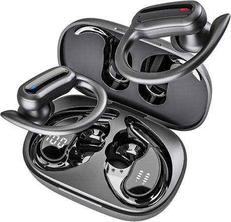 TRAUSI Bluetooth 5.4 Wireless Earbuds IPX7 Noise Cancelling