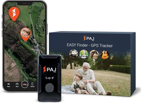 PAJ Easy Finder 4G GPS Tracker with Voice Messages for Seniors Alerts SOS