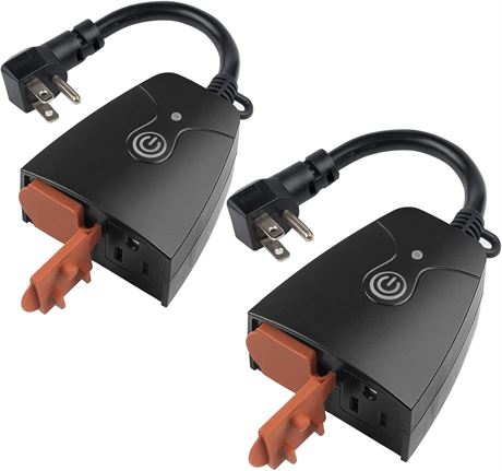 Prise WiFi extérieure HBN double sortie minuterie Alexa Google