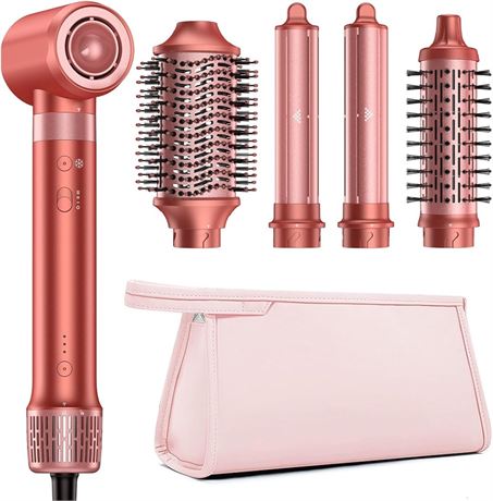 5 in 1 Hot Air Styler & Hair Styler   Fast Dryer Brush, No Heat Damage