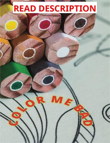 Color Me Bad Adult Coloring Book: Reduce Stress & Cope with Anxiety Paperback