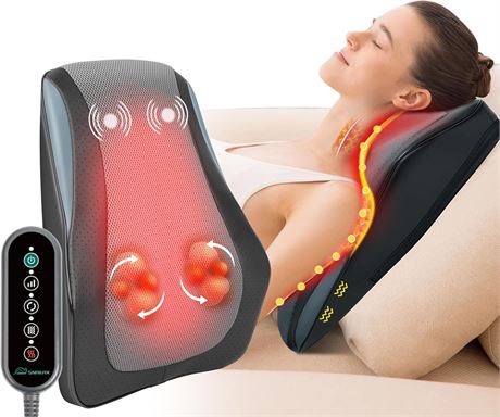 Snailax Back Massage with Heat, Neck Massager for Home Office Use