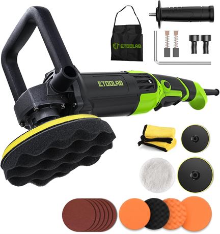 ETOOLAB Polisher 7"/6" Car Polisher, 3500RPM