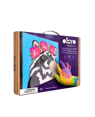 OKTO 3D Flower Beds in Holland Canvas Art Kit – 11.8" x 15.7"