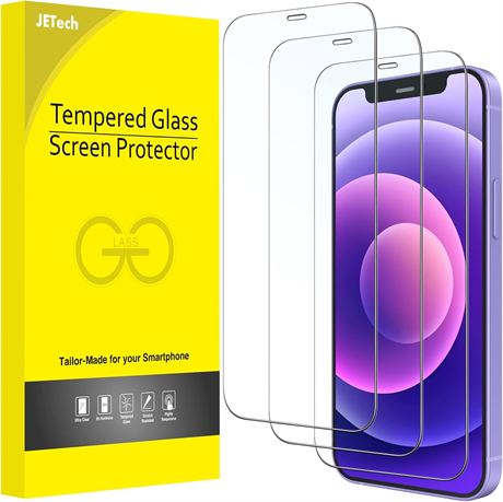 JETech Screen Protector for iPhone 12 mini, 3-Pack