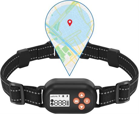 GPS Wireless Dog Fence System IPX6 Collar, Beep/Vibration/Shock, for dogs