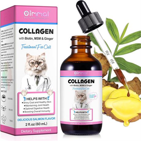 Collagène Chats Goût Saumon Peau Pelage Santé Articulaire