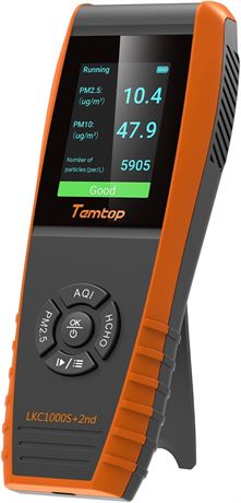 Temtop Indoor Air Quality Monitor PM2.5/PM10 HCHO AQI Temp/Humidity tVOC