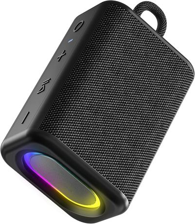 Enceinte Bluetooth portable IPX5 lumières 5.3 TWS
