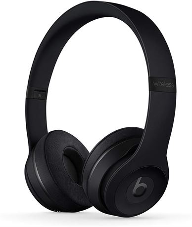 Beats Solo3 Wireless On-Ear Headphones Black Apple W1 Chip 40H Battery Mic