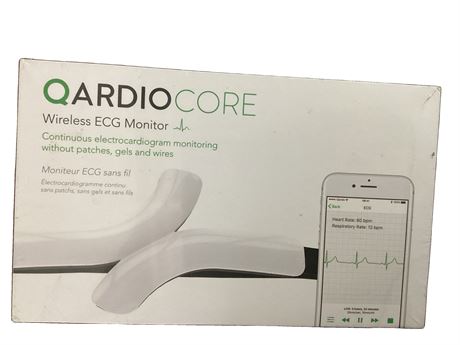 Qardio QardioCore Wireless Heart Rate Monitor with ECG - White