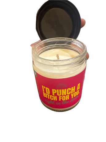 "Punchbitch" Funny Scented Candle