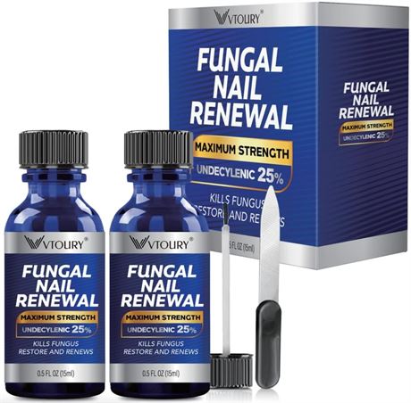 VTROUY Toenail Fungus Treatment Extra Strength, Nail Fungus Solution
