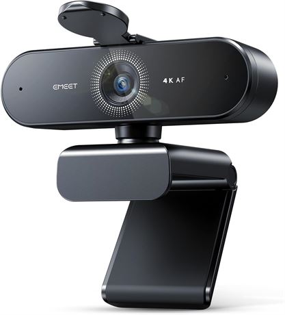 EMEET NOVA Webcam 4K PC Autofocus PDAF Microphones Anti-bruit Couvercle