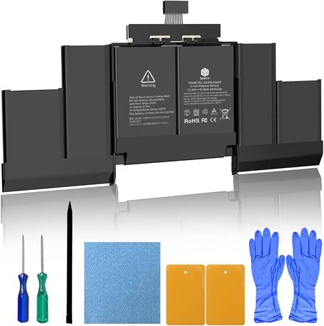 A1398 MacBook Pro Battery for 15-Inch Retina A1494/A1618 - 8440mAh Replacement