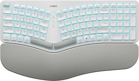 Clavier ergonomique Nulea sans fil rétroéclairé USB-C Windows/Mac