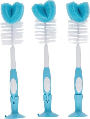 Dr. Brown's brosses nettoyage biberons lot de 3 ventouse