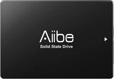Aiibe 128GB Internal SATA III SSD 2.5" 3D NAND Up to 450MB/s for PC/Laptop