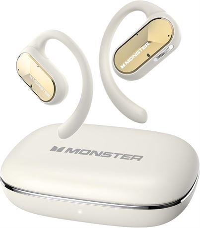 Monster AC312 Open Ear Headphones Bluetooth 5.4 16mm Drivers 32H Playtime