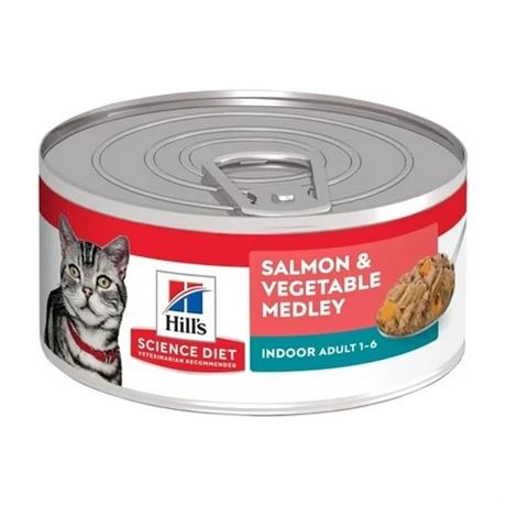 Nourriture Chat Hill’s Science Diet Saumon Légumes 24x156g