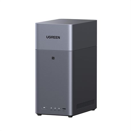 UGREEN NAS DH2300 2-Bay Desktop NAS, Diskless, 64TB Support, 1GbE, 4K HDMI