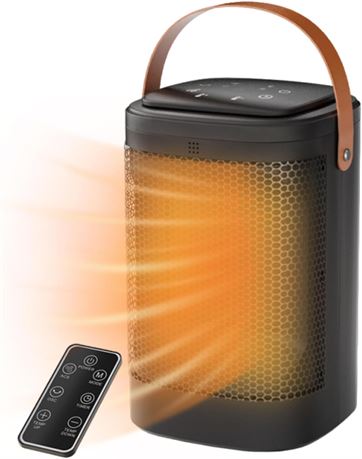 Chauffage d’Ombre Intérieur 1500W Télécommande Oscillation 70°