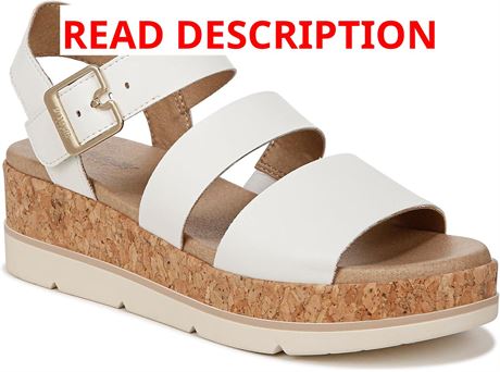 Dr. Scholl's Sandales espadrilles compens es Once Twice femme Blanc/li ge 8
