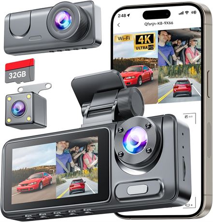 Dash Cam Avant 1080P Voiture