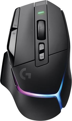 Souris Logitech G502 X Plus sans fil, RGB, HERO 25K, noire
