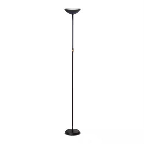 Lampadaire industriel LED 65" noir avec variateur intégré écoénergétique