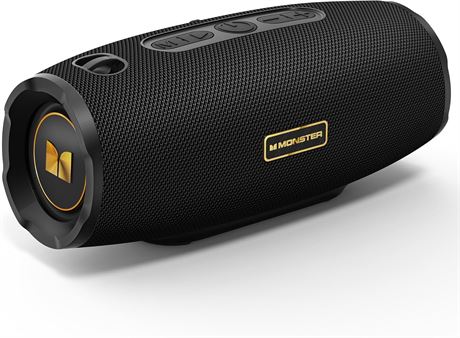 Monster S380 Bluetooth Speaker, 40W Stereo, 20h, IPX6, BT 6.0, AUX/TF, TWS