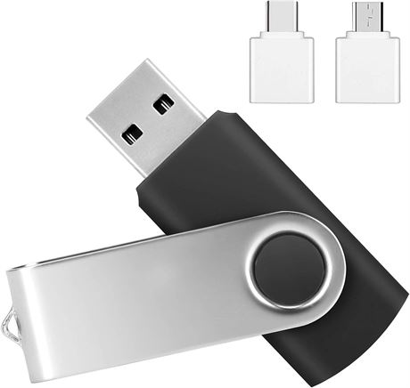 Clé USB SXD 1To mémoire 1000Go design pivotant noir pour PC portable bureau