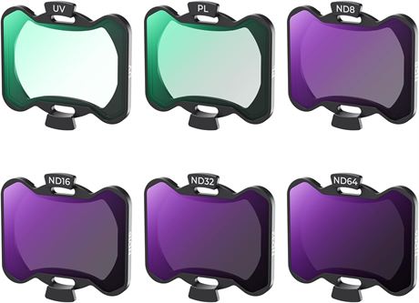 DJI Avata 2 Filter Kit UV PL ND K&F 6 Pack