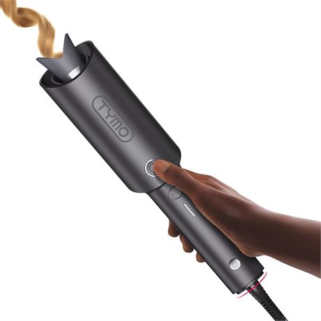 TYMO Automatic Rotating Curling Iron - CURLPRO Beach Waves Wand, 1-Inch