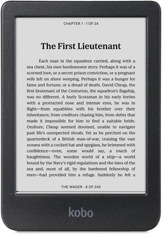 Kobo Clara BW eReader 6" Glare-Free Touchscreen ComfortLight PRO 16GB Black