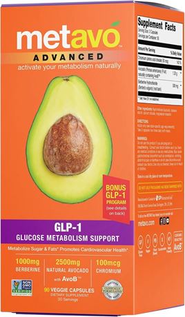 Metavo GLP-1 Metabolism Support – 90 Capsules