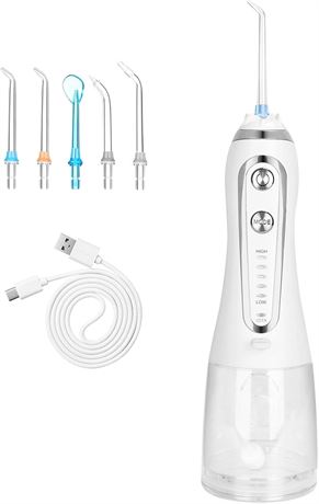Hydropulseur Dentaire IPX7 Rechargeable 5 Modes 5 Buses