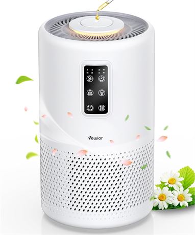 VEWIOR H13 HEPA Air Purifier for Large Rooms up to 1600 ft , Sleep Mode