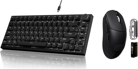 Attack Shark AK820 Keyboard + X8 PRO 8K Mouse Gaming Bundle Black